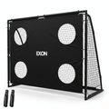 Exon® Voetbaldoel Groot – 220x170 CM – Inclusief Doelwand & Net – Stalen Frame