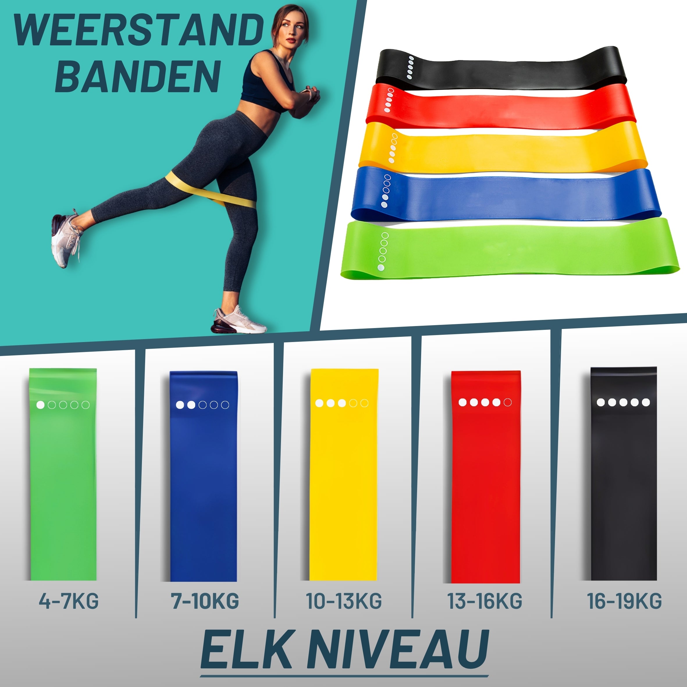 Exon® Pro Voetbal Trainingsset - 26-delig - Agility Set met Loopladder, Hordes & Parachute