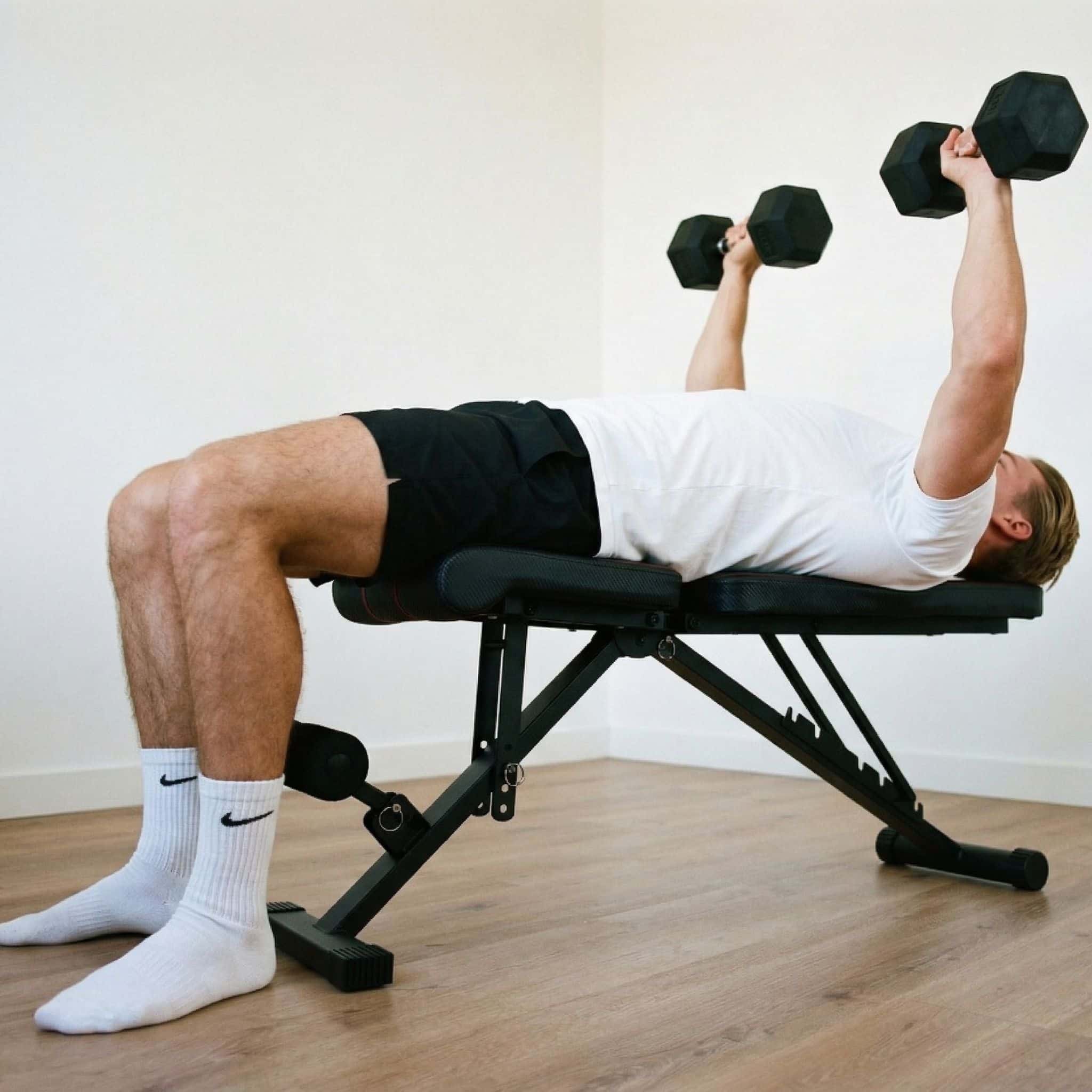 Exon® Pro Fitnessbank - Verstelbaar & Inklapbaar - Belastbaar tot 300 kg