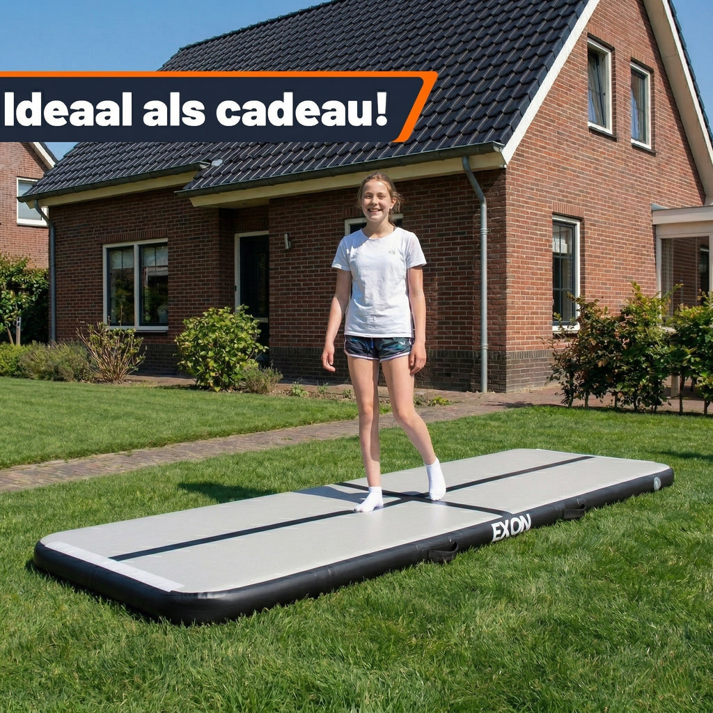 Exon® AirTrack Pro - 400 x 100 x 10 cm - Gymmat & Turnmat - Incl. Pomp