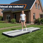 Exon® AirTrack Pro Zwart - 300 x 100 x 10 cm - Gymmat & Turnmat - Incl. Pomp