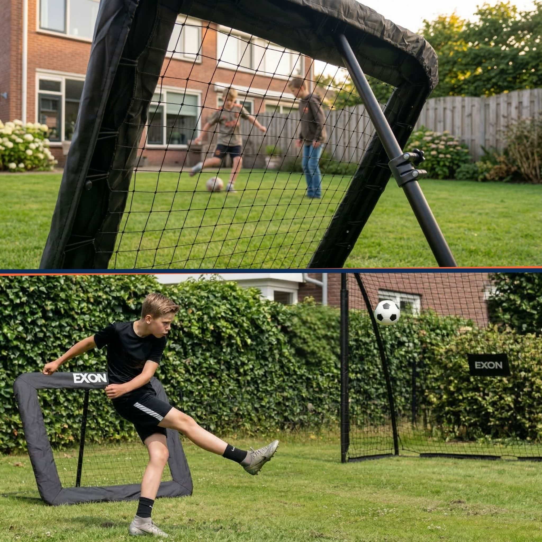Exon® Voetbal Rebounder - 100 cm - Verstelbaar  - Tchouk