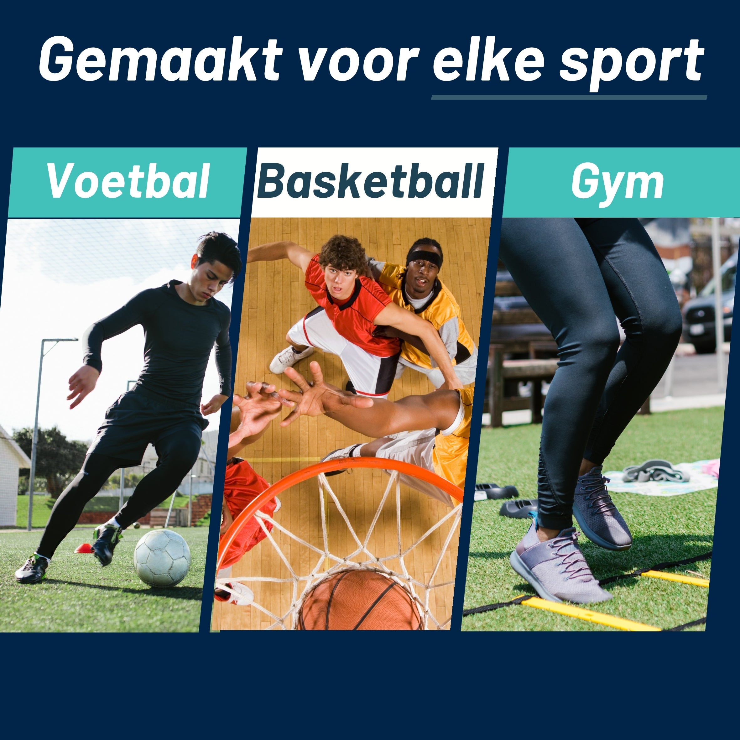Exon® Pro Voetbal Trainingsset - 26-delig - Agility Set met Loopladder, Hordes & Parachute