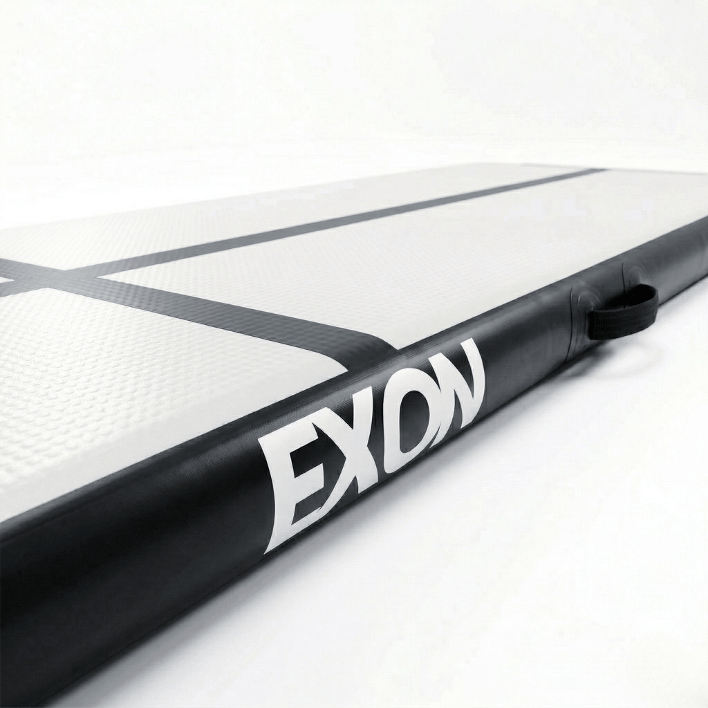 Exon® AirTrack Pro Zwart - 300 x 100 x 10 cm - Gymmat & Turnmat - Incl. Pomp