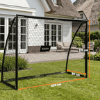Exon® Voetbaldoel Groot – 220x170 CM – Inclusief Doelwand & Net – Stalen Frame