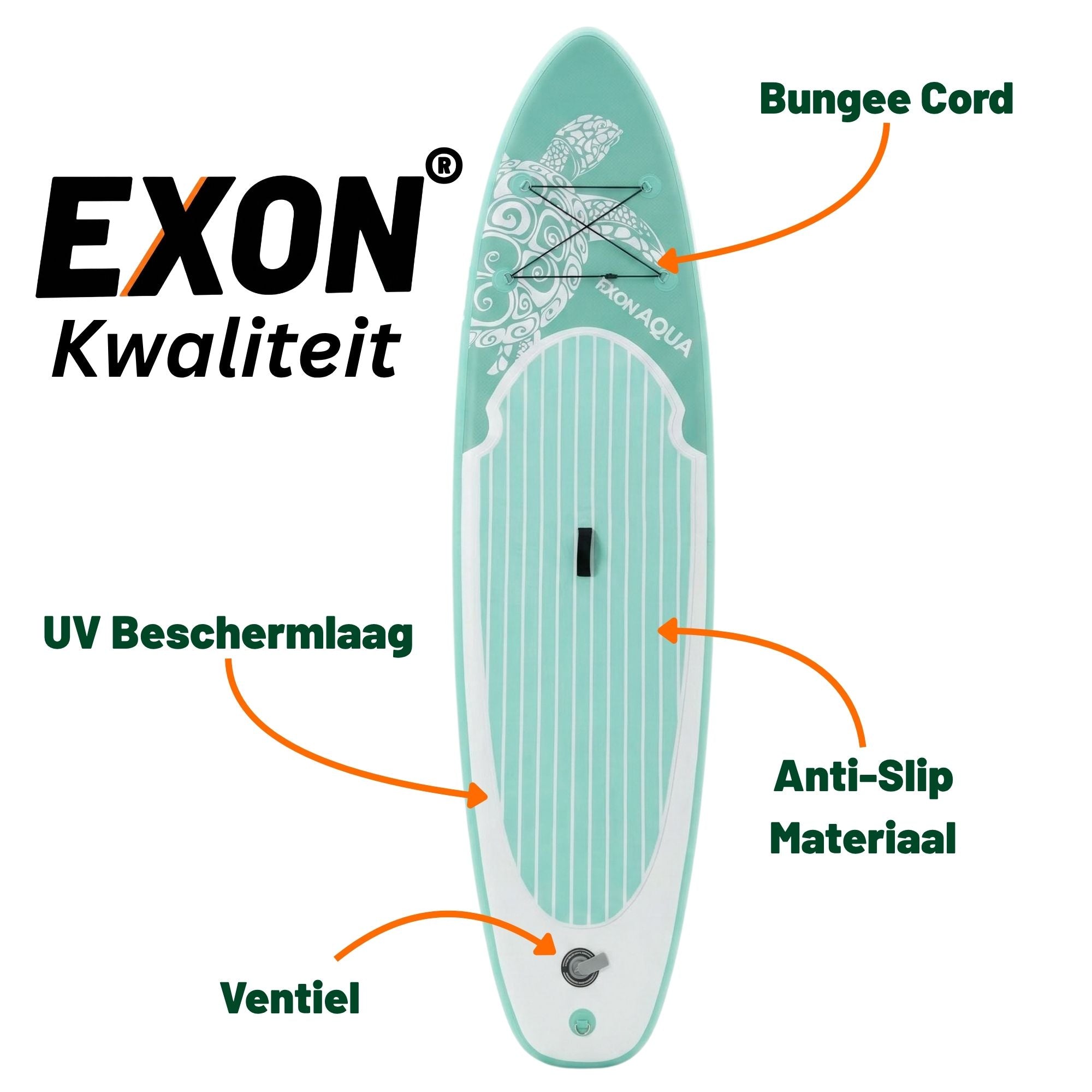 Exon Supboard - 320 cm - Paddle Board - Opblaasbaar - Max. 150 kg