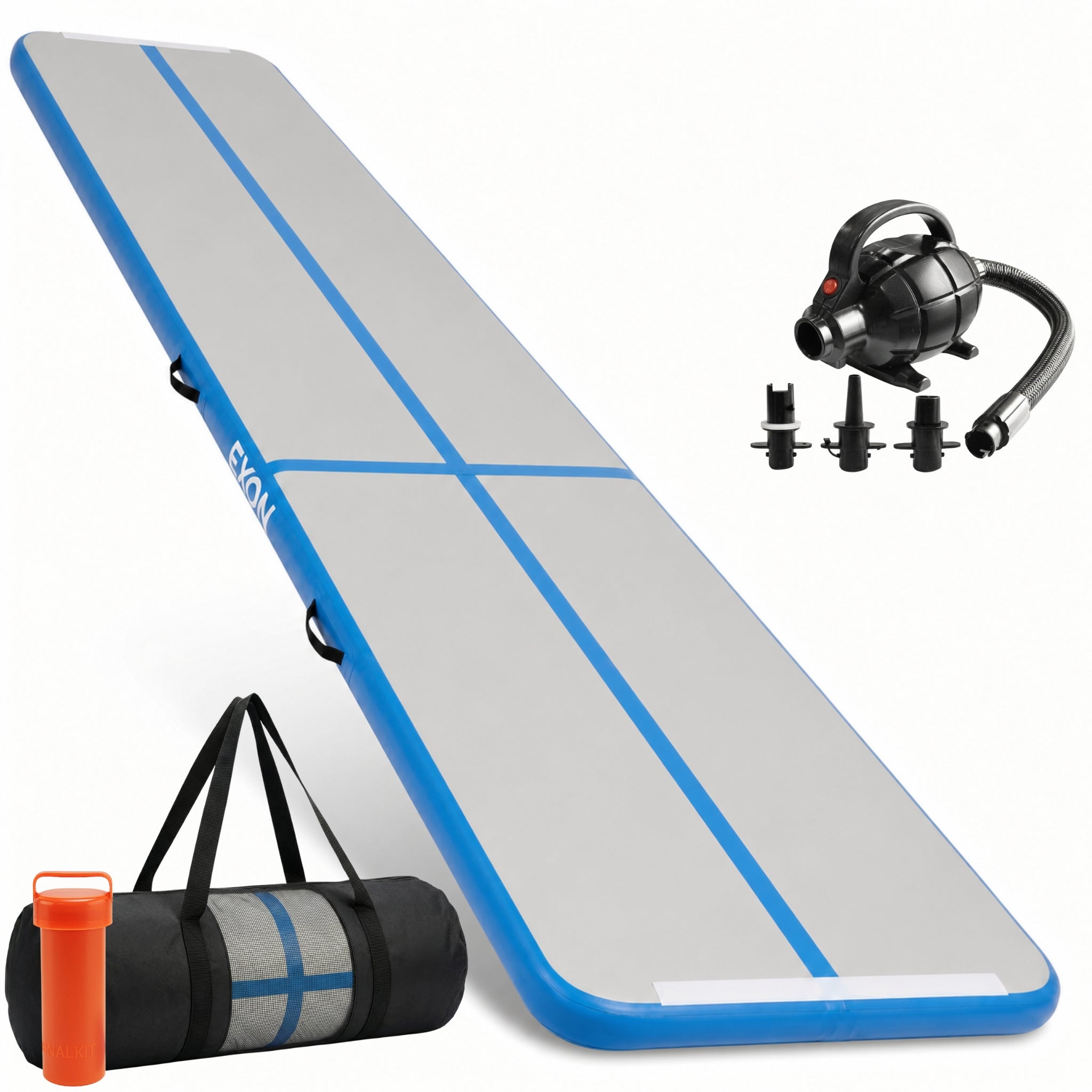 Exon® AirTrack Pro 5 meter - Turnmat 500x100x10 CM - Waterproof - Incl. Elektrische Pomp