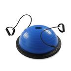 Exon® Balance Board Pro - Balanstrainer - Ø 60 cm - Blauw - Inclusief Weerstandsbanden & Pomp